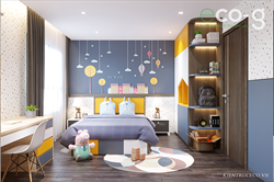 thiết kế nội thất phòng ngủ cho bé